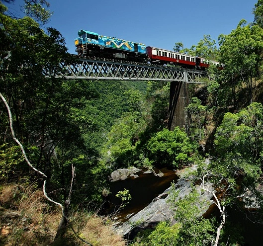 Kuranda Scenic Railway crossing Suprise Creek