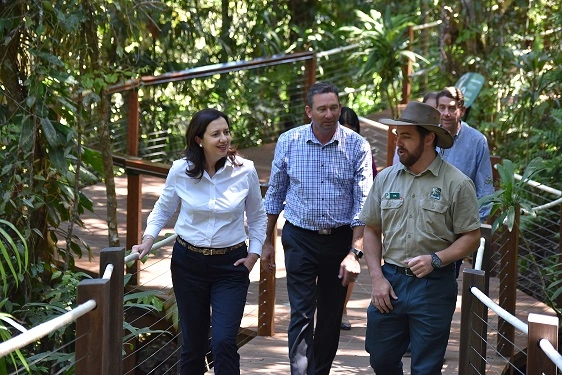 Anastasia Palaszcuzuk with Skyrail Rangers