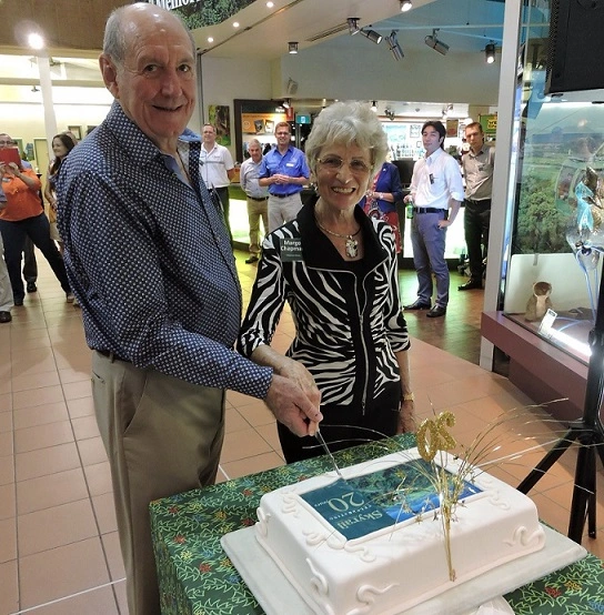 Ken & Margo Chapman at Skyrail 20 year anniversary 