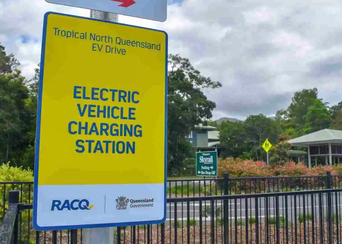 Electric Vehicle Charging Station sign